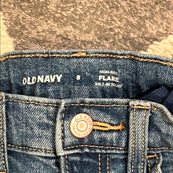 Old Navy Flare Adjustable Waist Girls Jeans - Picture 2 of 9